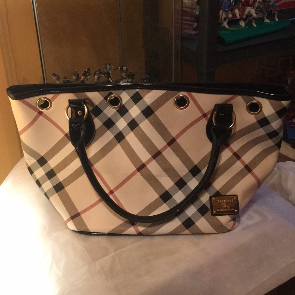 Burberry print handbag